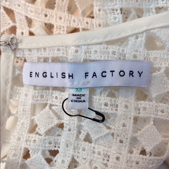 English Factory White Cut Design Dress - Picture 11 of 14